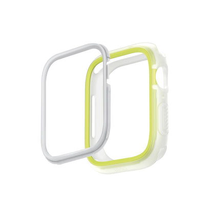 Uniq Apple Watch 45mm Moduo Camlı Kasa Ekran Koruyucu - Lacivert-Gri
