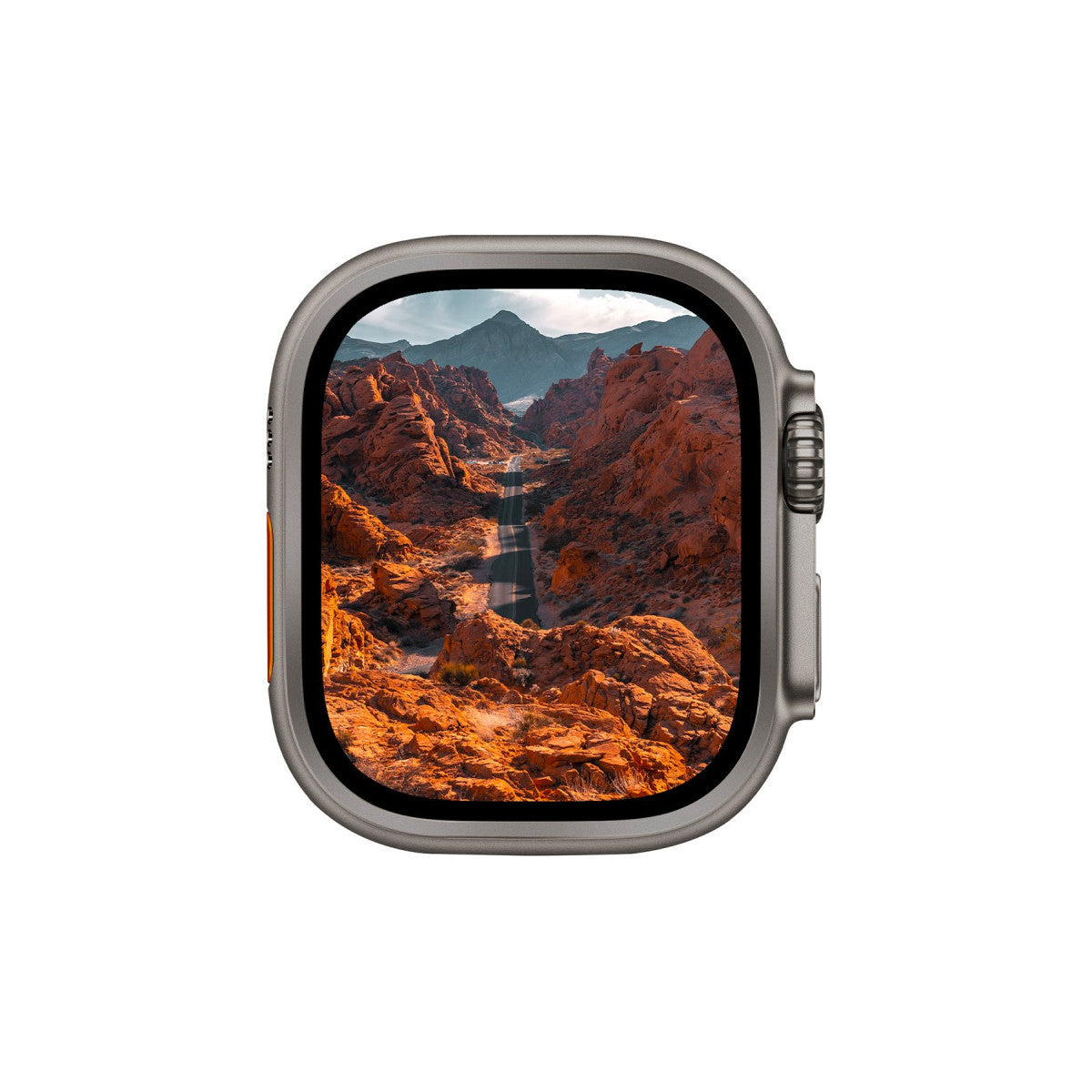 Uniq Apple Watch Ultra 49mm Optix Duo Pro Anti Reflective Camlı Çelik Kasa Koruyucu