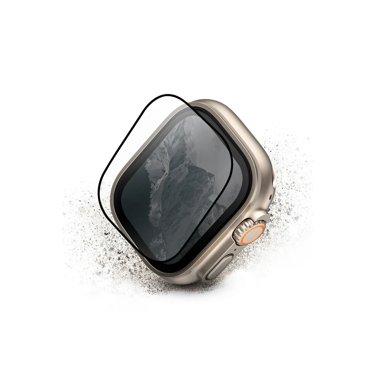 Uniq Apple Watch Ultra 49mm Optix Vivid Saat Cam Ekran Koruyucu - Şeffaf