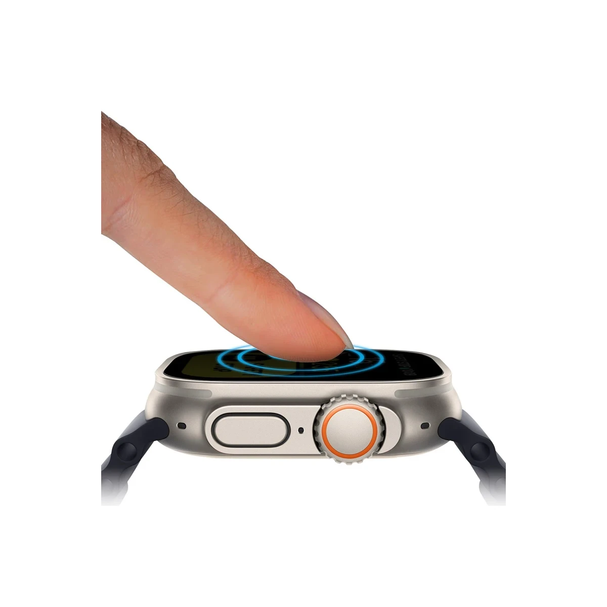 Uniq Apple Watch Ultra 49mm Optix Vivid Saat Cam Ekran Koruyucu - Şeffaf