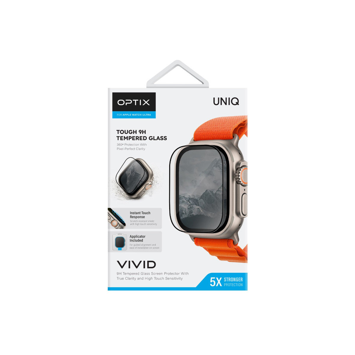 Uniq Apple Watch Ultra 49mm Optix Vivid Saat Cam Ekran Koruyucu