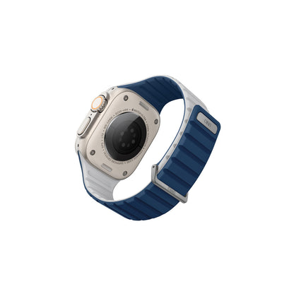 Uniq Apple Watch Ultra 49mm Revix Evo Reversible Manyetik Kordon - Turuncu-Beyaz