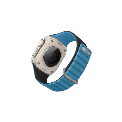 Uniq Apple Watch Ultra 49mm Revix Evo Reversible Manyetik Kordon - Mavi-Siyah