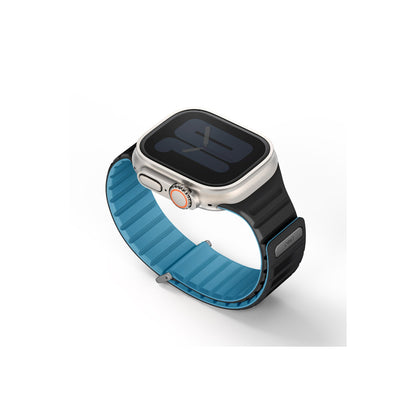 Uniq Apple Watch Ultra 49mm Revix Evo Reversible Manyetik Kordon - Turuncu-Beyaz