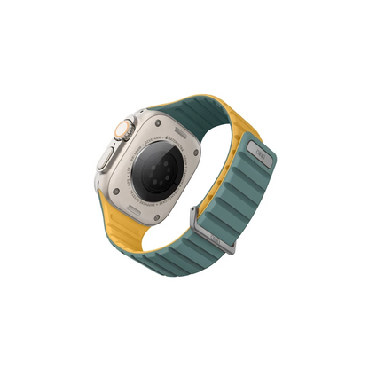 Uniq Apple Watch Ultra 49mm Revix Evo Reversible Manyetik Kordon - Yeşil-Sarı