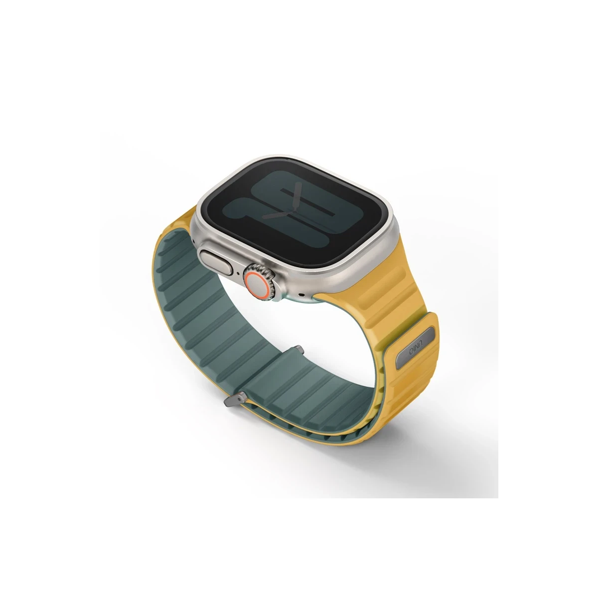 Uniq Apple Watch Ultra 49mm Revix Evo Reversible Manyetik Kordon - Yeşil-Sarı