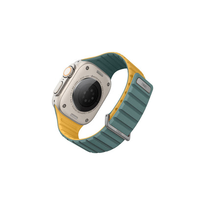 Uniq Apple Watch Ultra 49mm Revix Evo Reversible Manyetik Kordon - Turuncu-Beyaz
