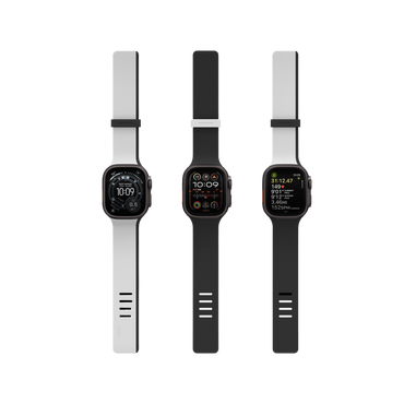 Uniq Apple Watch Ultra 49mm Revix IV Reversible Manyetik Kordon - Siyah-Gri
