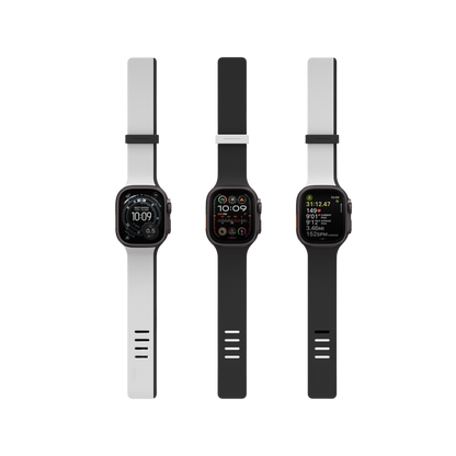 Uniq Apple Watch Ultra 49mm Revix IV Reversible Manyetik Kordon - Siyah-Gri
