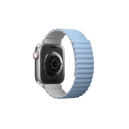 Uniq Apple Watch Ultra 49mm Revix Reversible Manyetik Kordon - Gri-Beyaz
