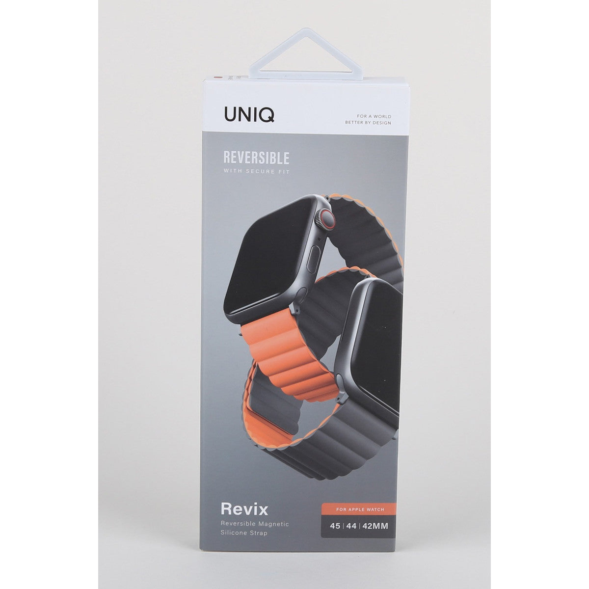 Uniq Apple Watch Ultra 49mm Revix Reversible Manyetik Kordon - Gri-Beyaz