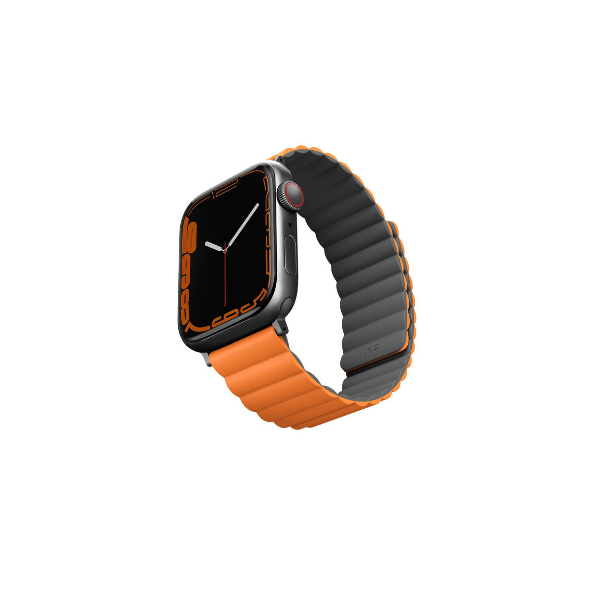 Uniq Apple Watch Ultra 49mm Revix Reversible Manyetik Kordon - Gri-Beyaz