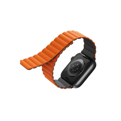 Uniq Apple Watch Ultra 49mm Revix Reversible Manyetik Kordon - Gri-Beyaz