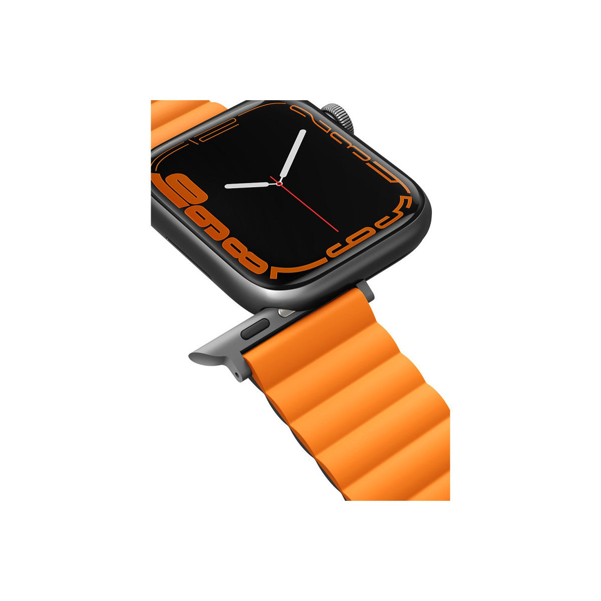 Uniq Apple Watch Ultra 49mm Revix Reversible Manyetik Kordon - Gri-Beyaz