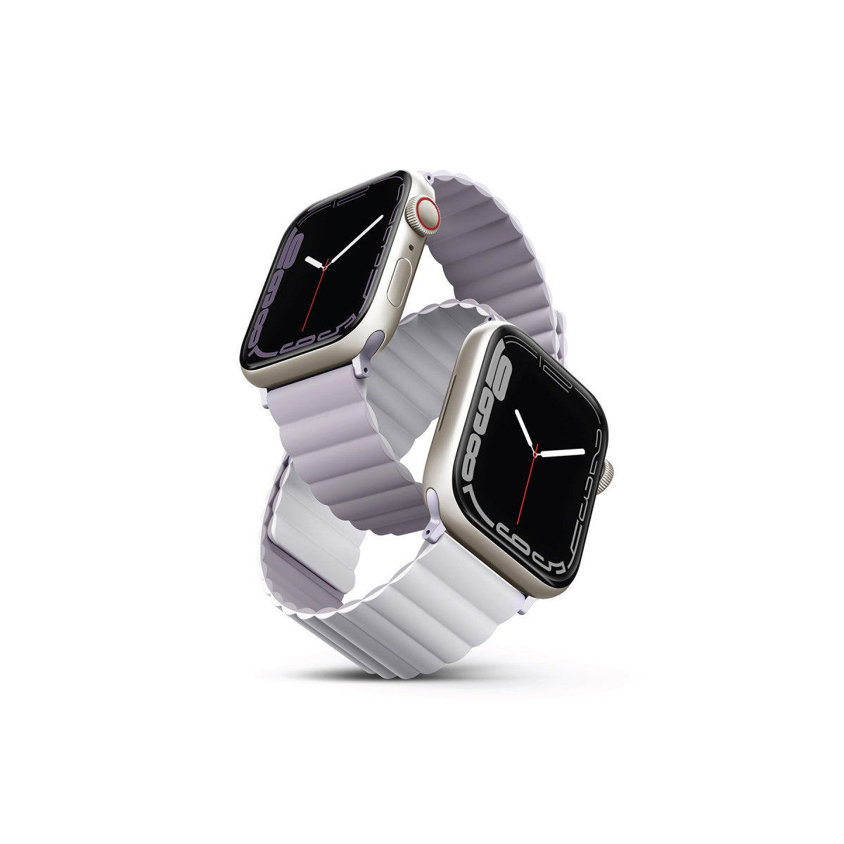Uniq Apple Watch Ultra 49mm Revix Reversible Manyetik Kordon - Gri-Beyaz