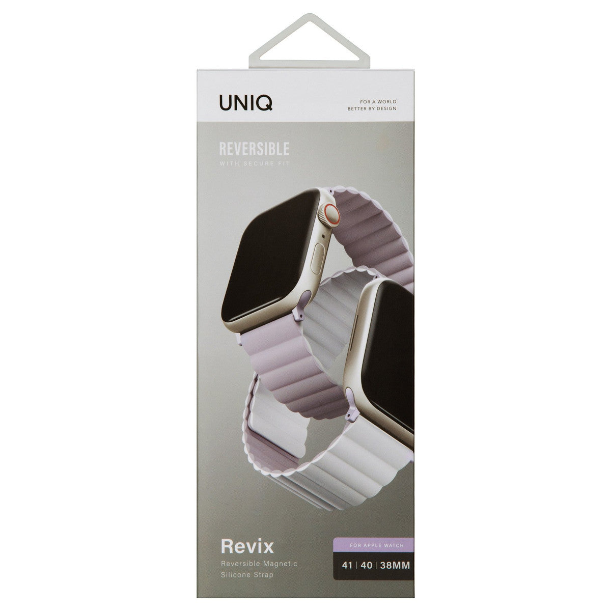 Uniq Apple Watch Ultra 49mm Revix Reversible Manyetik Kordon - Gri-Beyaz