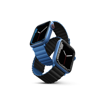 Uniq Apple Watch Ultra 49mm Revix Reversible Manyetik Kordon - Gri-Beyaz
