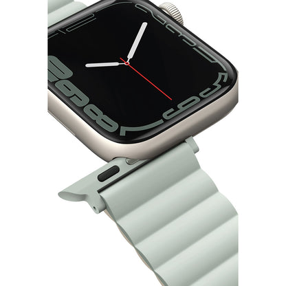 Uniq Apple Watch Ultra 49mm Revix Reversible Manyetik Kordon - Gri-Beyaz