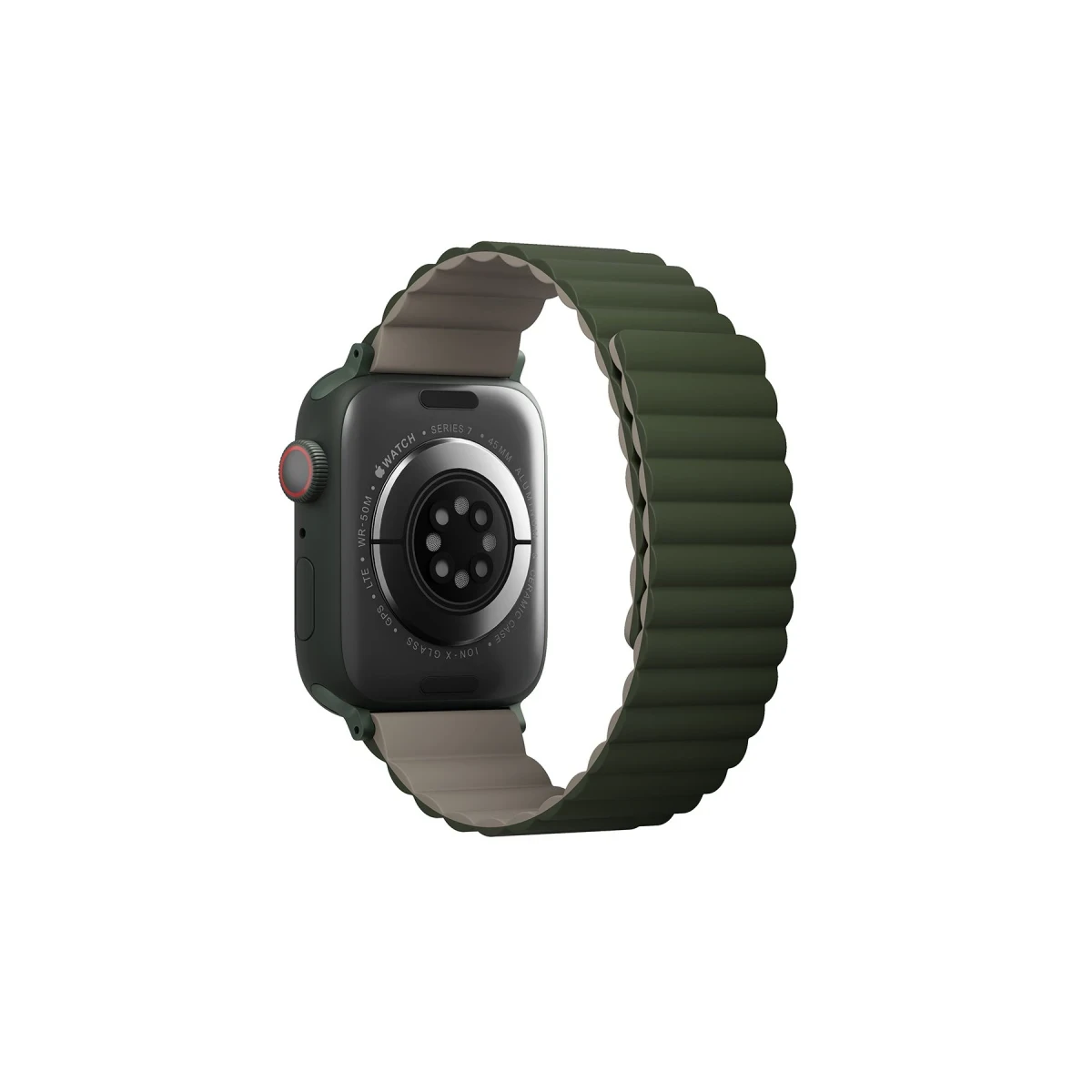 Uniq Apple Watch Ultra 49mm Revix Reversible Manyetik Kordon - Yeşil-Gold