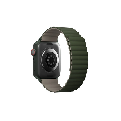 Uniq Apple Watch Ultra 49mm Revix Reversible Manyetik Kordon - Yeşil-Gold