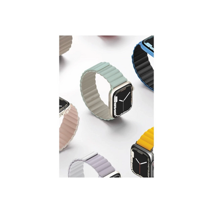 Uniq Apple Watch Ultra 49mm Revix Reversible Manyetik Kordon - Yeşil-Kahverengi