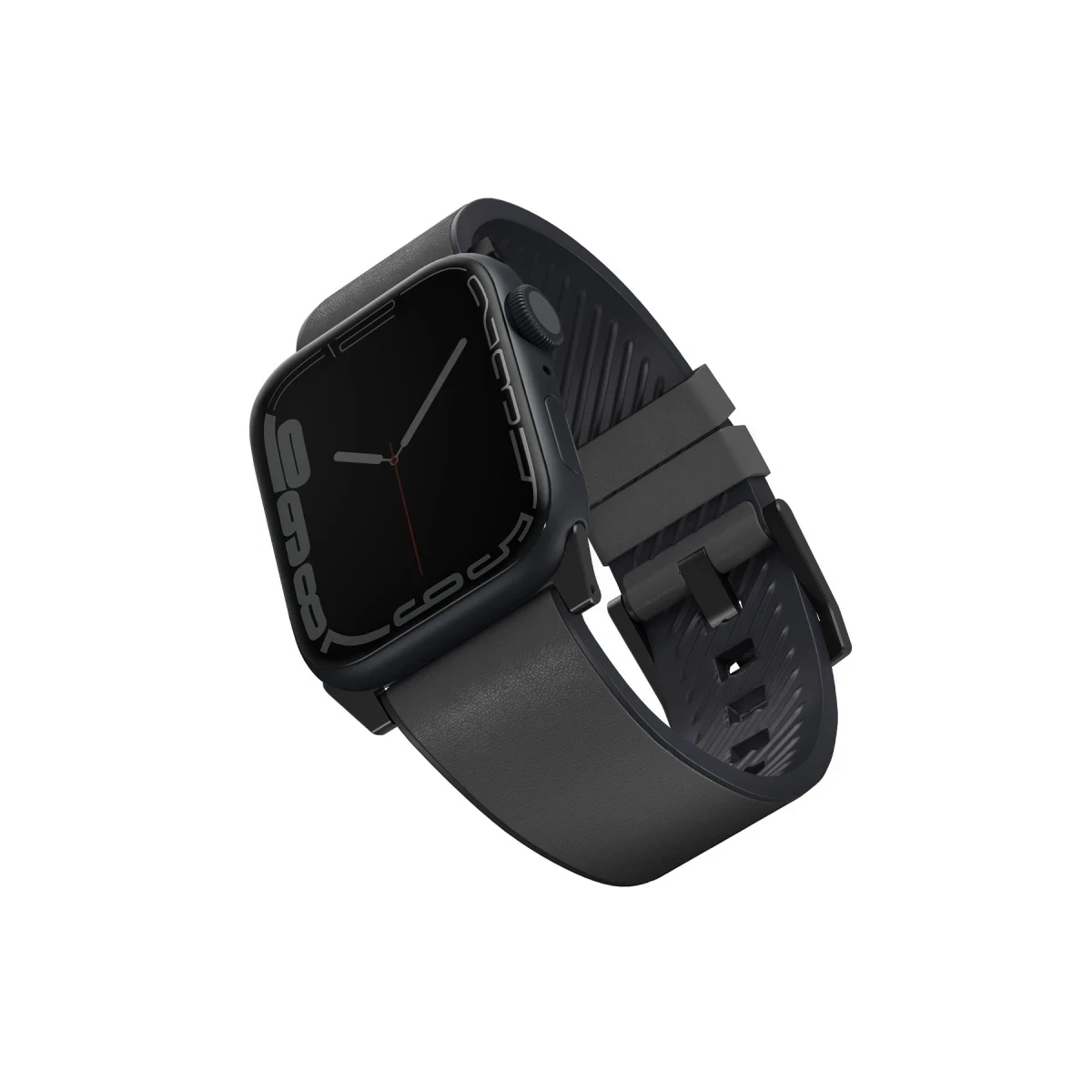 Uniq Apple Watch Ultra 49mm Straden Su Geçirmez Deri Kordon - Gri