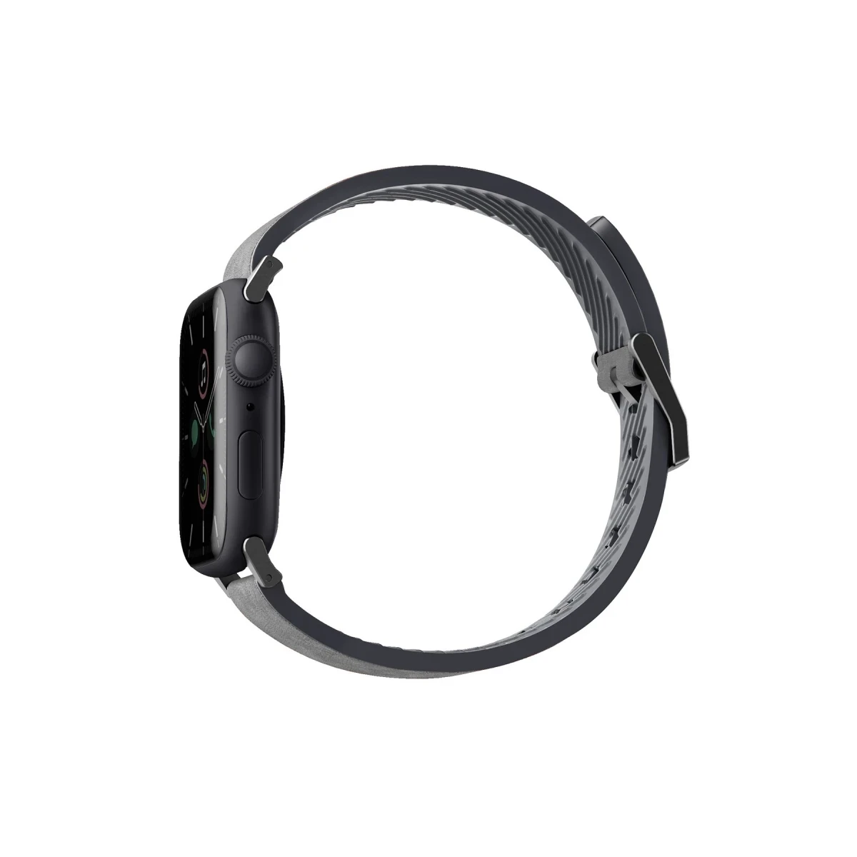 Uniq Apple Watch Ultra 49mm Straden Su Geçirmez Deri Kordon - Gri