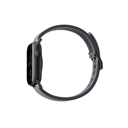 Uniq Apple Watch Ultra 49mm Straden Su Geçirmez Deri Kordon - Gri