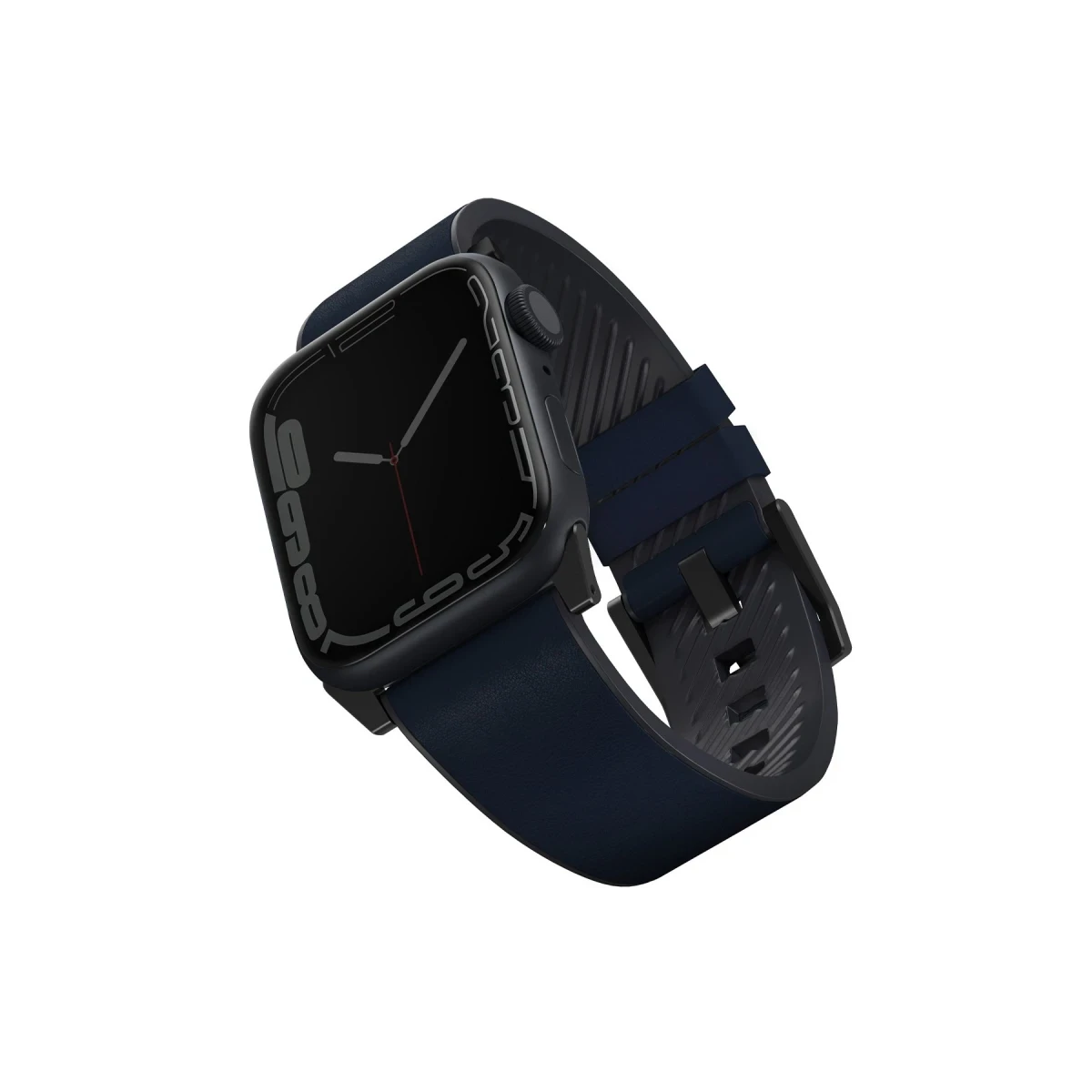 Uniq Apple Watch Ultra 49mm Straden Su Geçirmez Deri Kordon - Mavi
