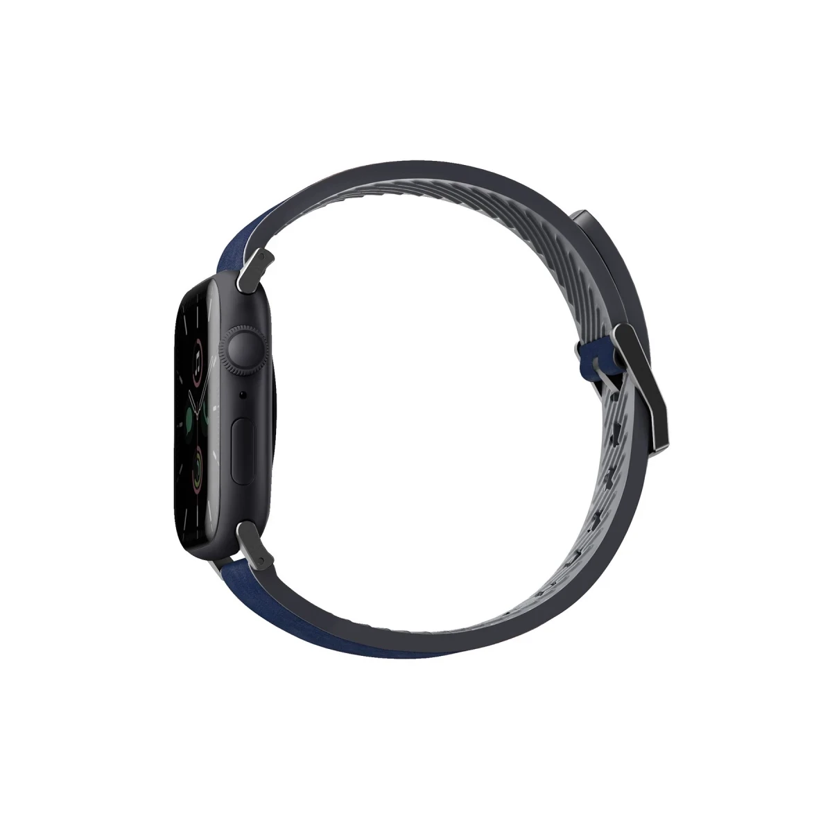 Uniq Apple Watch Ultra 49mm Straden Su Geçirmez Deri Kordon - Mavi
