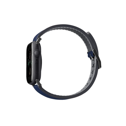 Uniq Apple Watch Ultra 49mm Straden Su Geçirmez Deri Kordon - Mavi