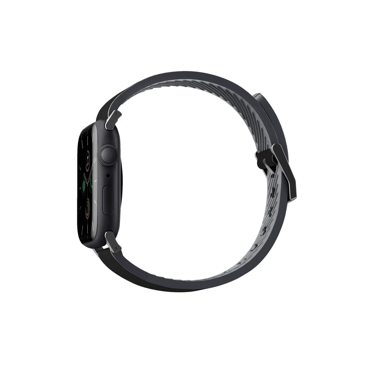 Uniq Apple Watch Ultra 49mm Straden Su Geçirmez Deri Kordon - Siyah