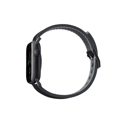 Uniq Apple Watch Ultra 49mm Straden Su Geçirmez Deri Kordon - Siyah