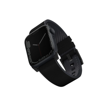 Uniq Apple Watch Ultra 49mm Straden Su Geçirmez Deri Kordon - Siyah