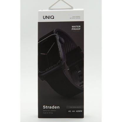 Uniq Apple Watch Ultra 49mm Straden Su Geçirmez Deri Kordon