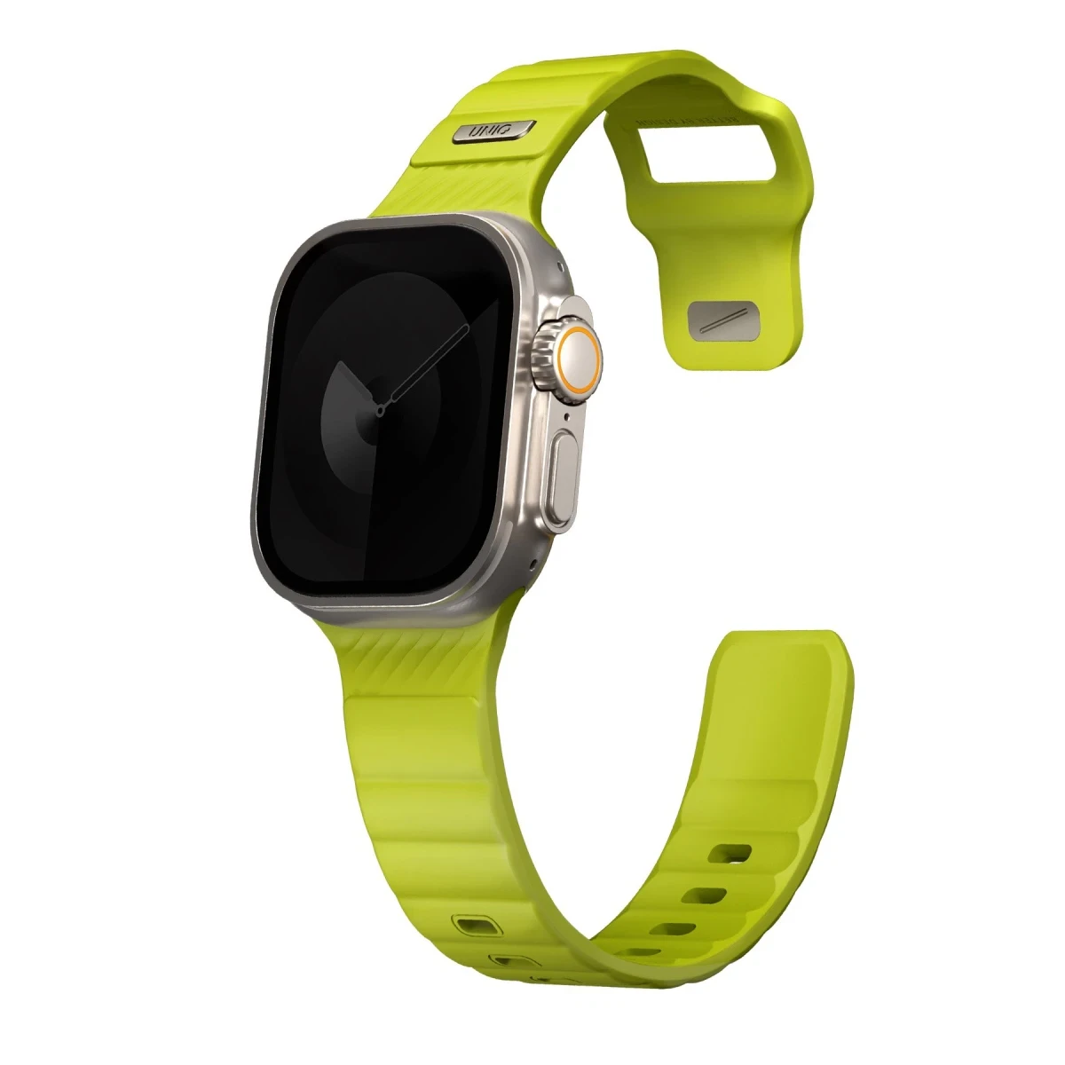 Uniq Apple Watch Ultra 49mm Stride FKM Silikon Kordon - Açık Yeşil