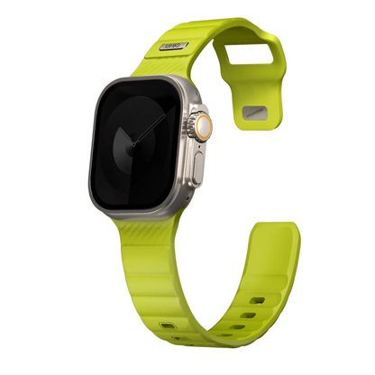 Uniq Apple Watch Ultra 49mm Stride FKM Silikon Kordon - Açık Yeşil