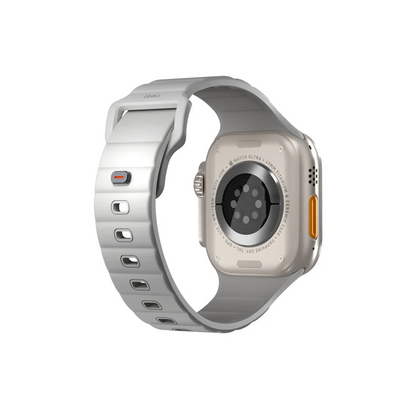 Uniq Apple Watch Ultra 49mm Stride FKM Silikon Kordon - Gri