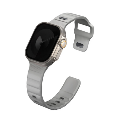 Uniq Apple Watch Ultra 49mm Stride FKM Silikon Kordon - Gri