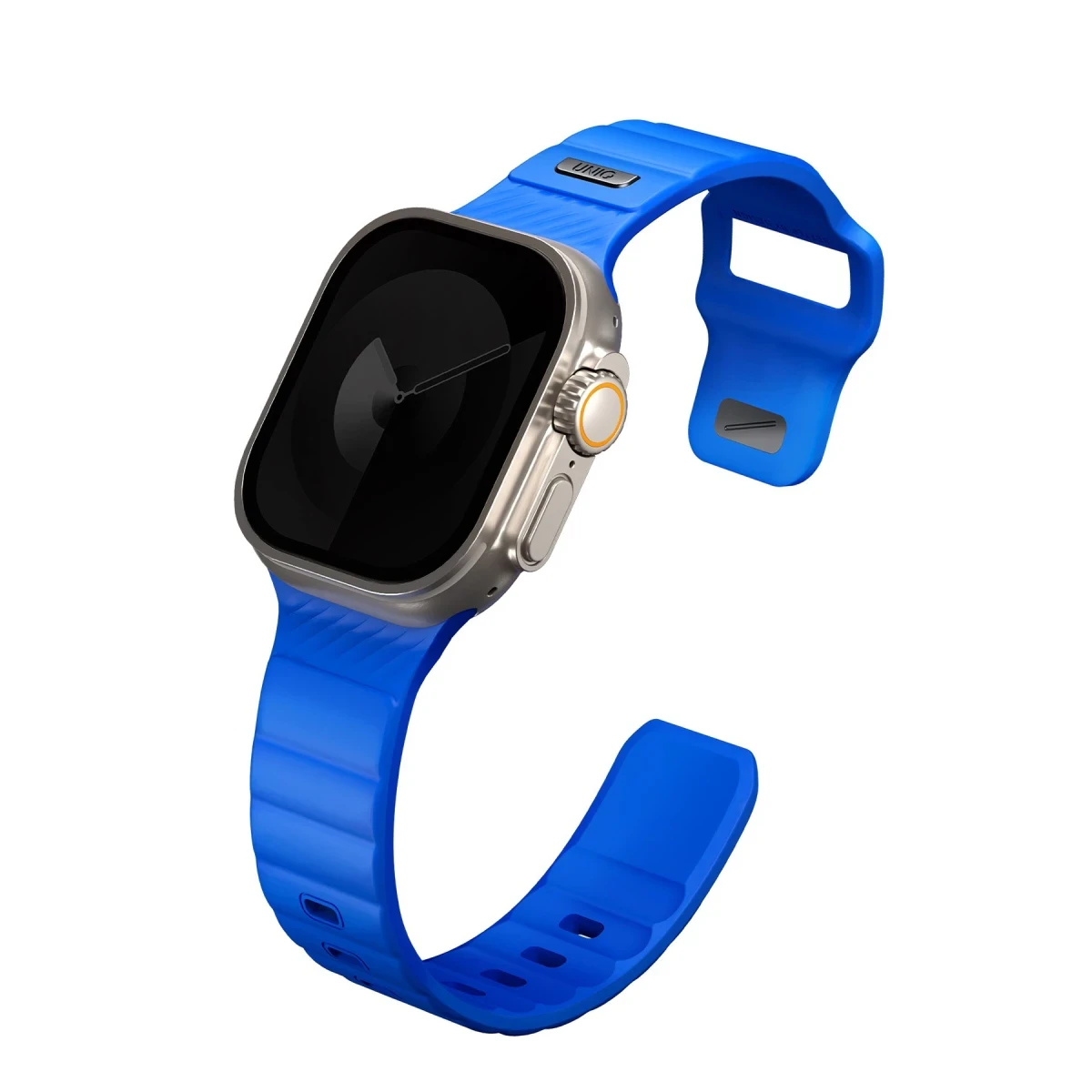 Uniq Apple Watch Ultra 49mm Stride FKM Silikon Kordon - Mavi