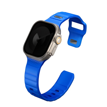Uniq Apple Watch Ultra 49mm Stride FKM Silikon Kordon - Mavi