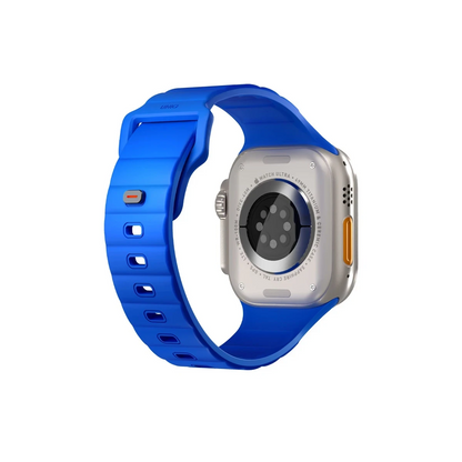 Uniq Apple Watch Ultra 49mm Stride FKM Silikon Kordon - Mavi