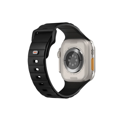 Uniq Apple Watch Ultra 49mm Stride FKM Silikon Kordon - Siyah