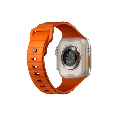 Uniq Apple Watch Ultra 49mm Stride FKM Silikon Kordon - Turuncu
