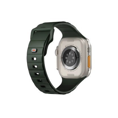 Uniq Apple Watch Ultra 49mm Stride FKM Silikon Kordon - Yeşil