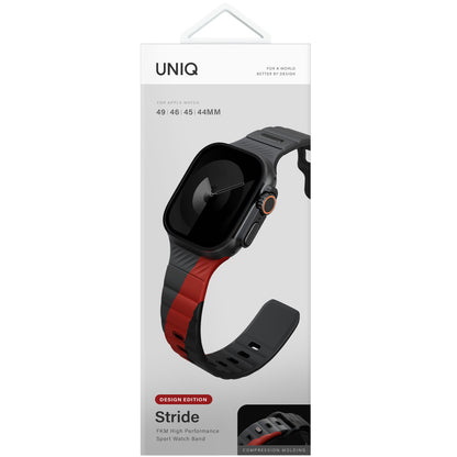 Uniq Apple Watch Ultra 49mm Stride Rubber FKM Designer Edition Silikon Kordon