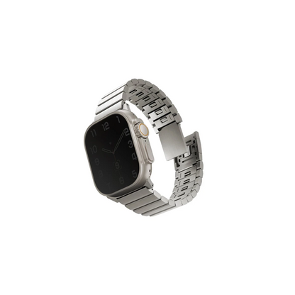Uniq Apple Watch Ultra 49mm Strova Mag Çelik Kordon - Gümüş