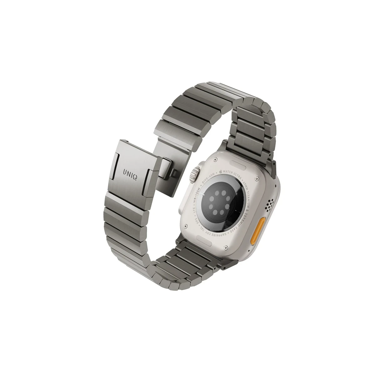 Uniq Apple Watch Ultra 49mm Strova Mag Çelik Kordon - Gümüş