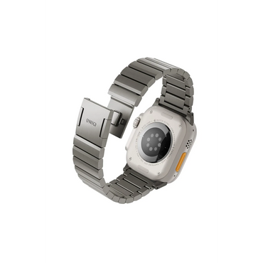 Uniq Apple Watch Ultra 49mm Strova Mag Çelik Kordon - Gümüş