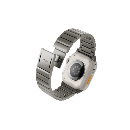 Uniq Apple Watch Ultra 49mm Strova Mag Çelik Kordon - Gümüş